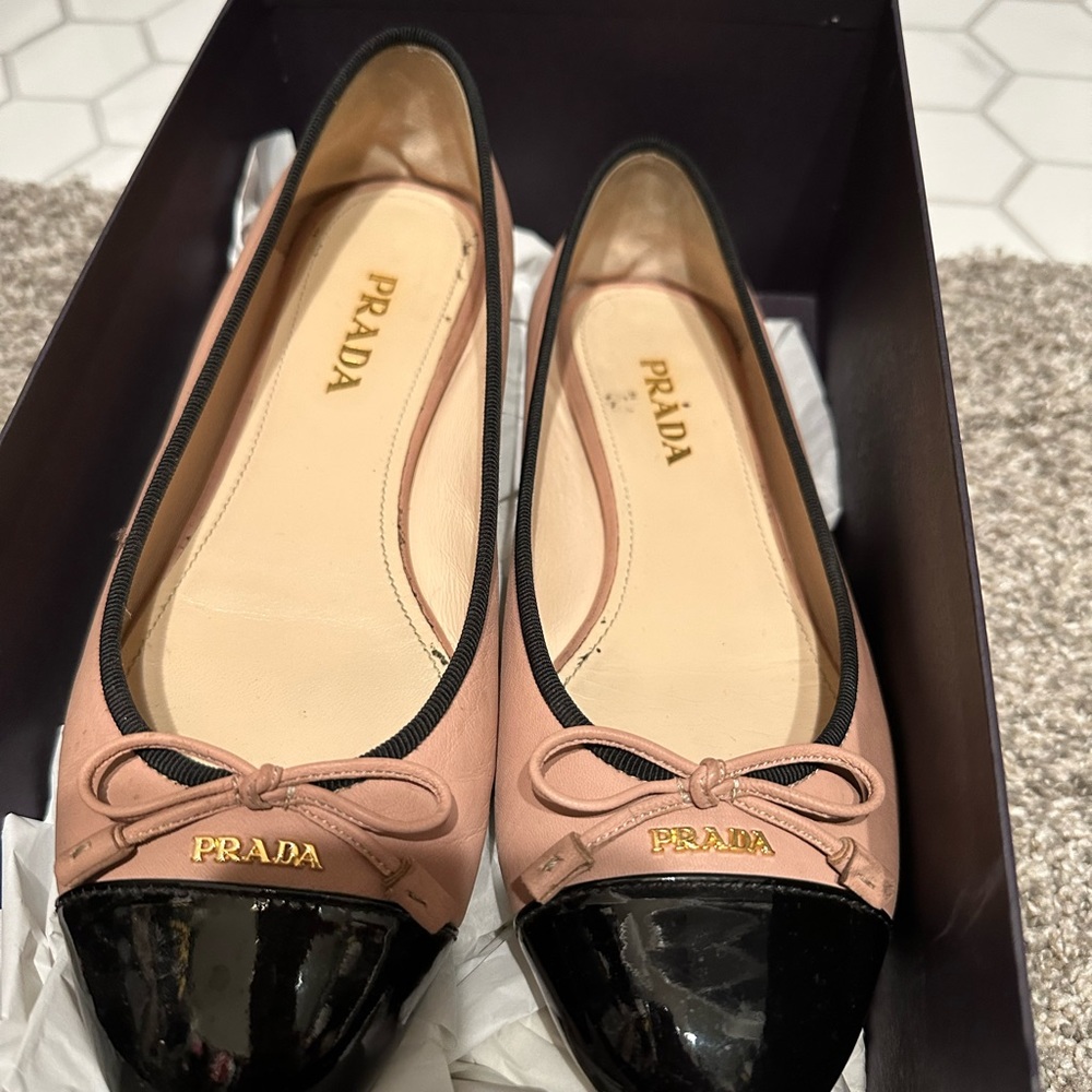 Para patent leather flats